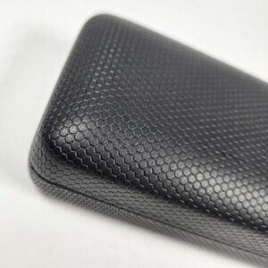 LA Eyeworks Black Textured Hard Shell Case Eyeglasses Sunglasses  Pink Interior‎